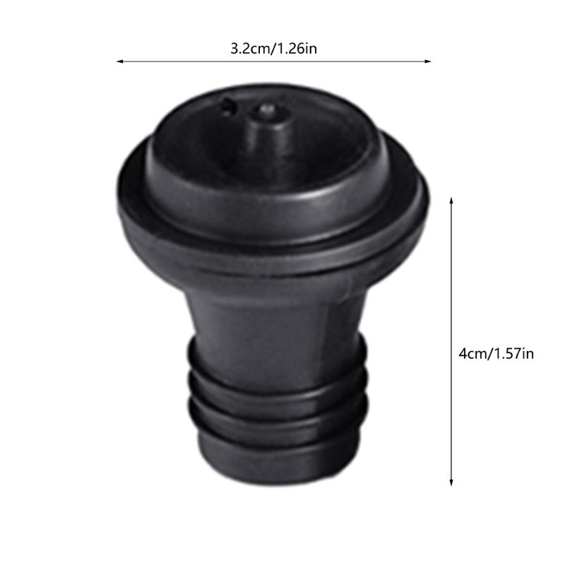 10Pcs Wine & Beverage Bottle Stoppers Silicone Sealed Wine Saver Preserver Reusable Wine Corks Plug for Gift Bar Party