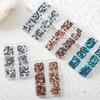 1 Box Nail Art Decoration Super Shiny Square Rhinestone Flat Back 3D Nail Manicure Craft Ornaments