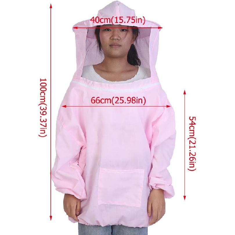 Beekeeping Suit,Professional Fabric Mesh Beekeeping Jacket,Bee Protective Clothing for Beginner & Commercial Bee Keepers()