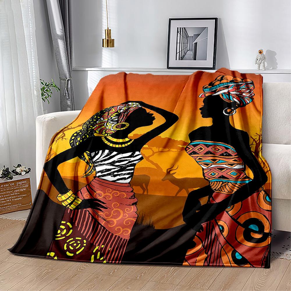 African Style Blanket Ultra-Soft Suitable for Bedding Office Chair Chair Four Seasons Universal Modern Style Gifts For Family Or Friends
