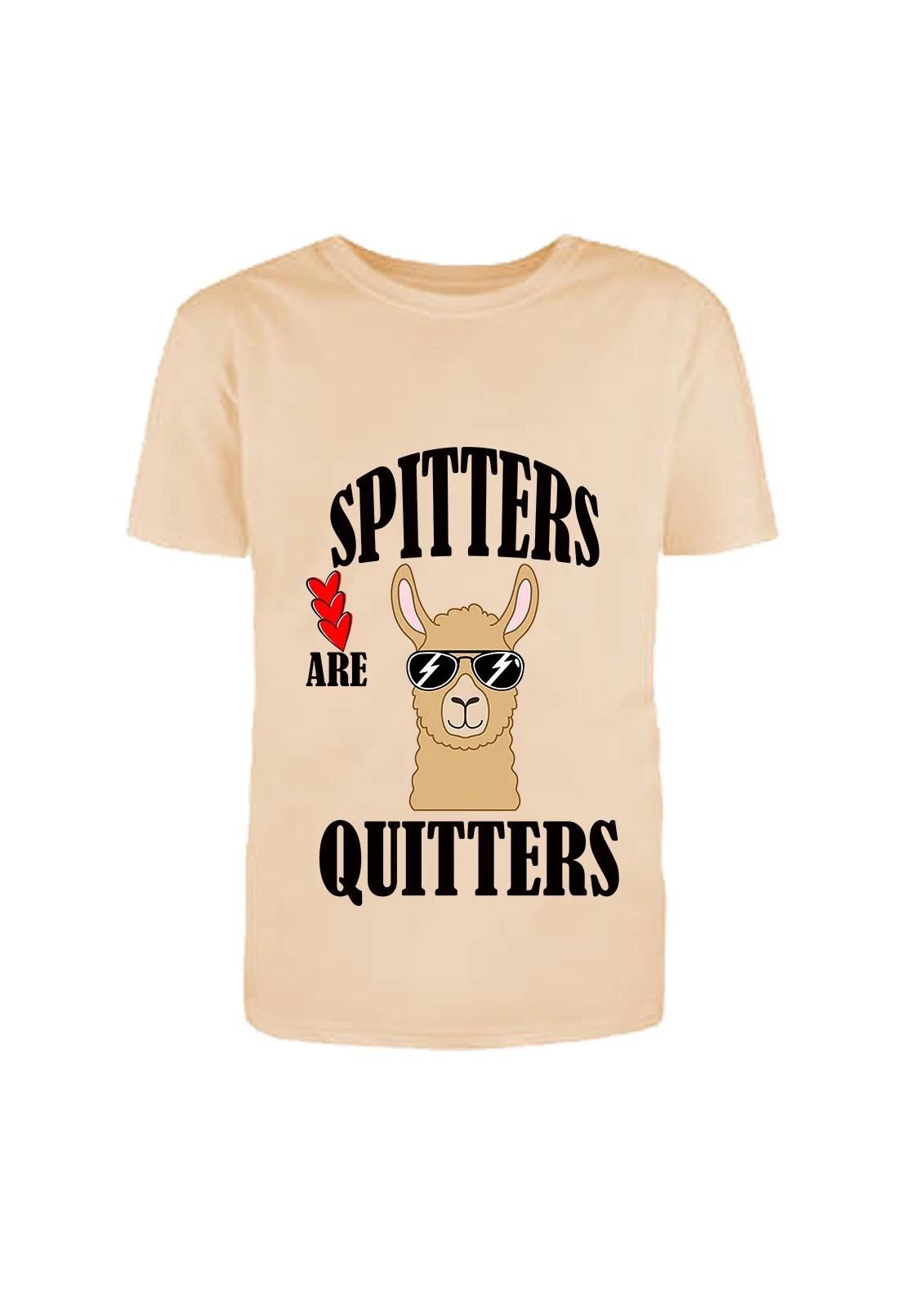 Spitters Are Quitters Fun/Rude/Innapropriate T-Shirt, T-Shirt Night Fun 3XL