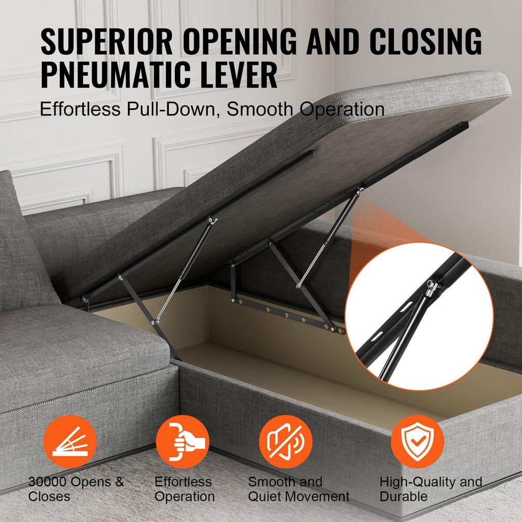 Bed Lift 59x79 in Compatible Bed Size 309 lbs Load DIY Wall Bed Hardware