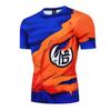 Abbigliamento Stampato T-shirt Comoda da Uomo Girocollo Cartone Animato Maglia Sportiva Top alla Moda T-shirt
