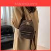 Stylish And Durable Black Suede Backpack For Women Perfect For Everyday Use And Travel