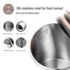 Supor 1.7L Stainless Steel Electric Kettle - Seamless Double Layer, Anti-Scald Design, 304 Steel Kettle.