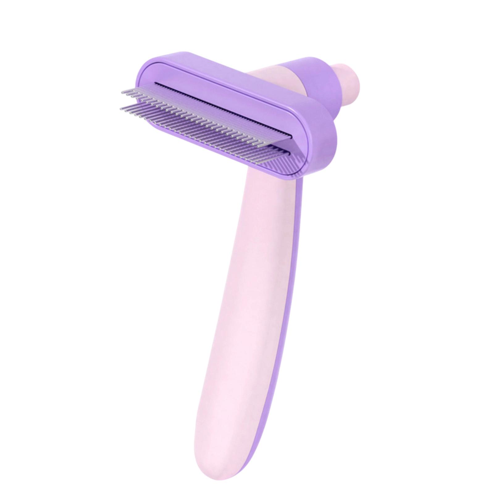 

Fashion Pet Supplies Pet Combs Beauty Brushes Cleaning and Hair Removal Combs one size фиолетовый
