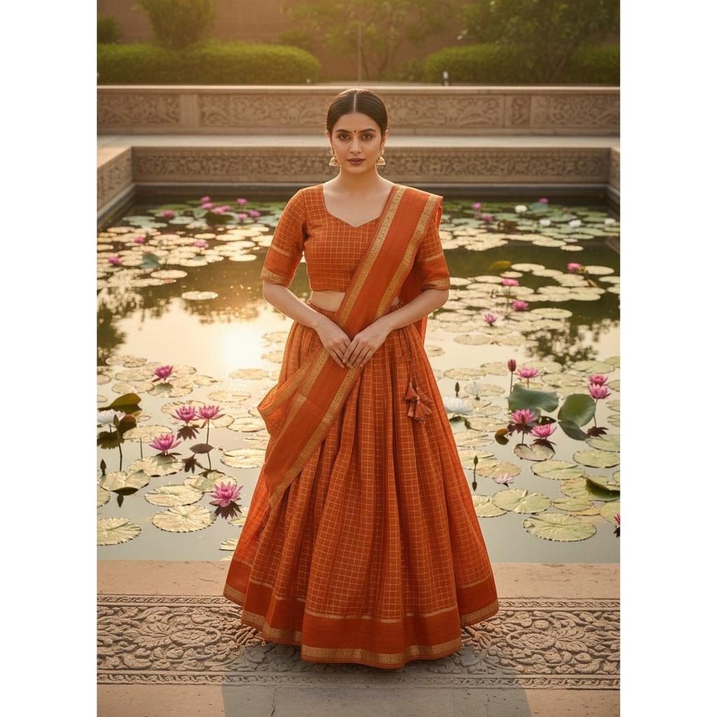 Ensemble Lehenga Choli de Fête Indien Pakistanais Bollywood Lehenga Robe Dupatta
