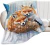 Christian Lion Scripture Jesus Throw Blanket for Women Men Kids Adults, Soft Warm Cozy Fleece Blanket for Couch Sofa Bed