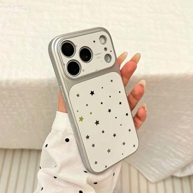 Large Window Mirror Simple Star Suitable for Apple Promax Mobile Phone Case Advanced Sense/niche Anti-drop