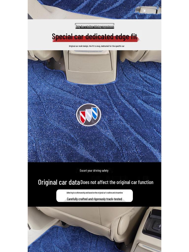 Buick GL8 ES Landzun Seven-Seat Business Car Floor Mats Anti-Slip Carpets