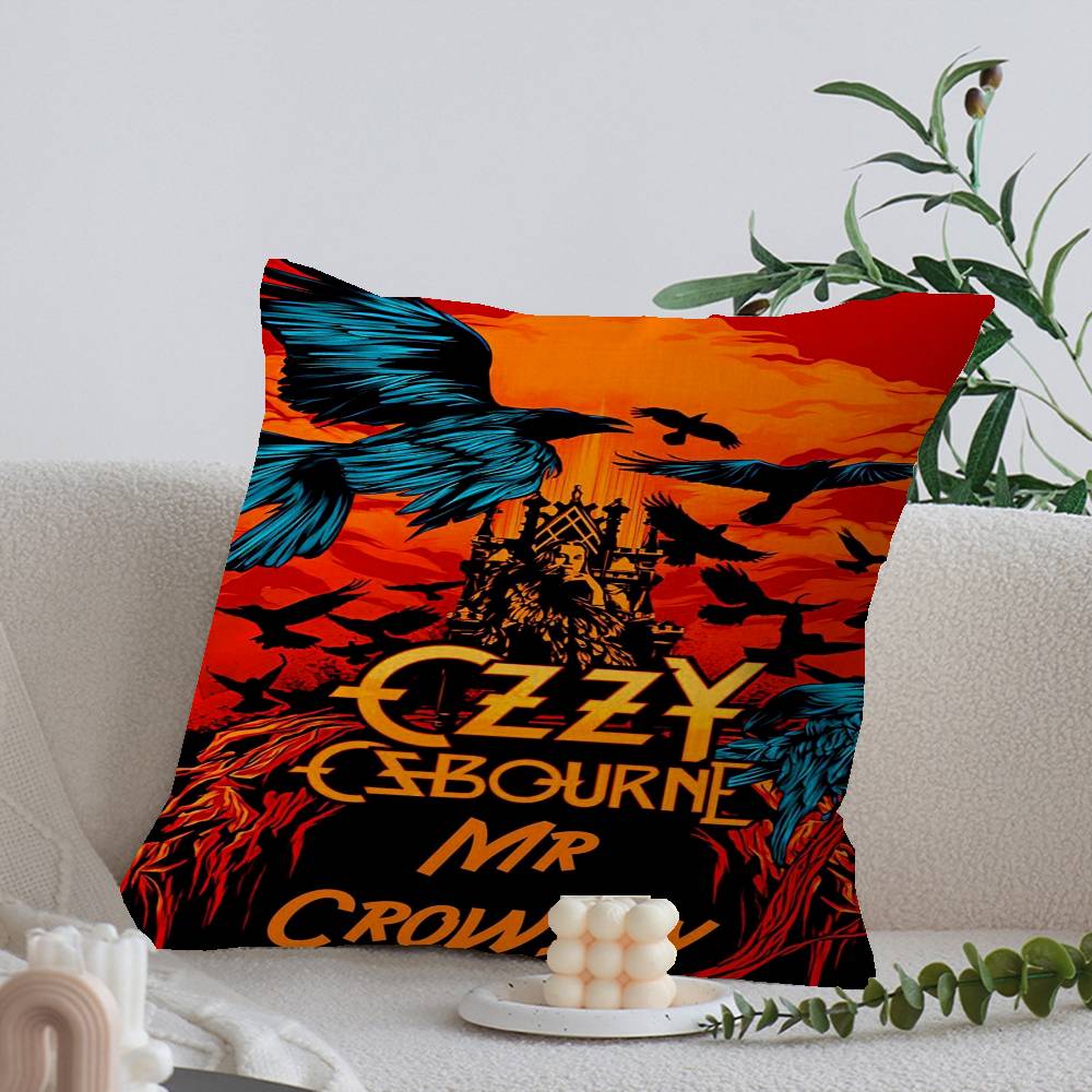 

Rest Prince of Darkness OOzzy Osbourne Cushion Cover Polyester Sofa Cushions Decorative Throw Pillows Home Pillowcover 30X30cm