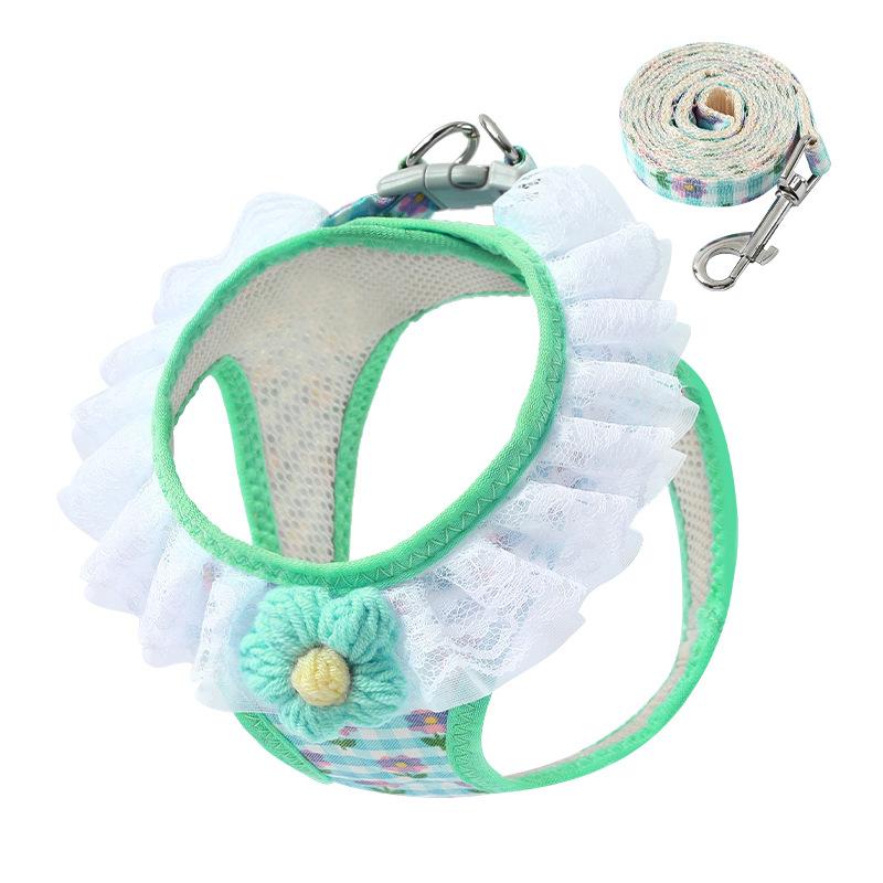 

Vest type pet leash cat dog chest strap breathable reflective walking dog chain XXS