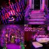 1PC 12M/39.37FT. 100 LED Halloween Solar String Light with 8 Modes Outdoor Waterproof Lamp For Indoor Yard Party Patio Decor