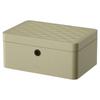PU Leather Fingerprint Home Safe Box