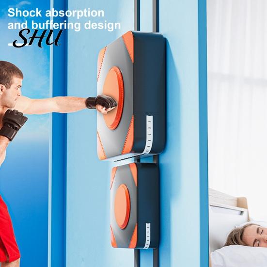 Boxen Trainingspad Wand Kunstleder Elastischer Schaumstoff Halterung Schlaggeräusch Handschutz Kostenlos Taekwondo Trainingsziel Heim-Fitnessstudio Trainingsgeräte
