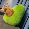 Avocado Capybara Doll Stuffed Plush Toys Plush Filled Animal Fruit Capybara Throw Pillow Home Sofa Bedroom Cushion Gifts