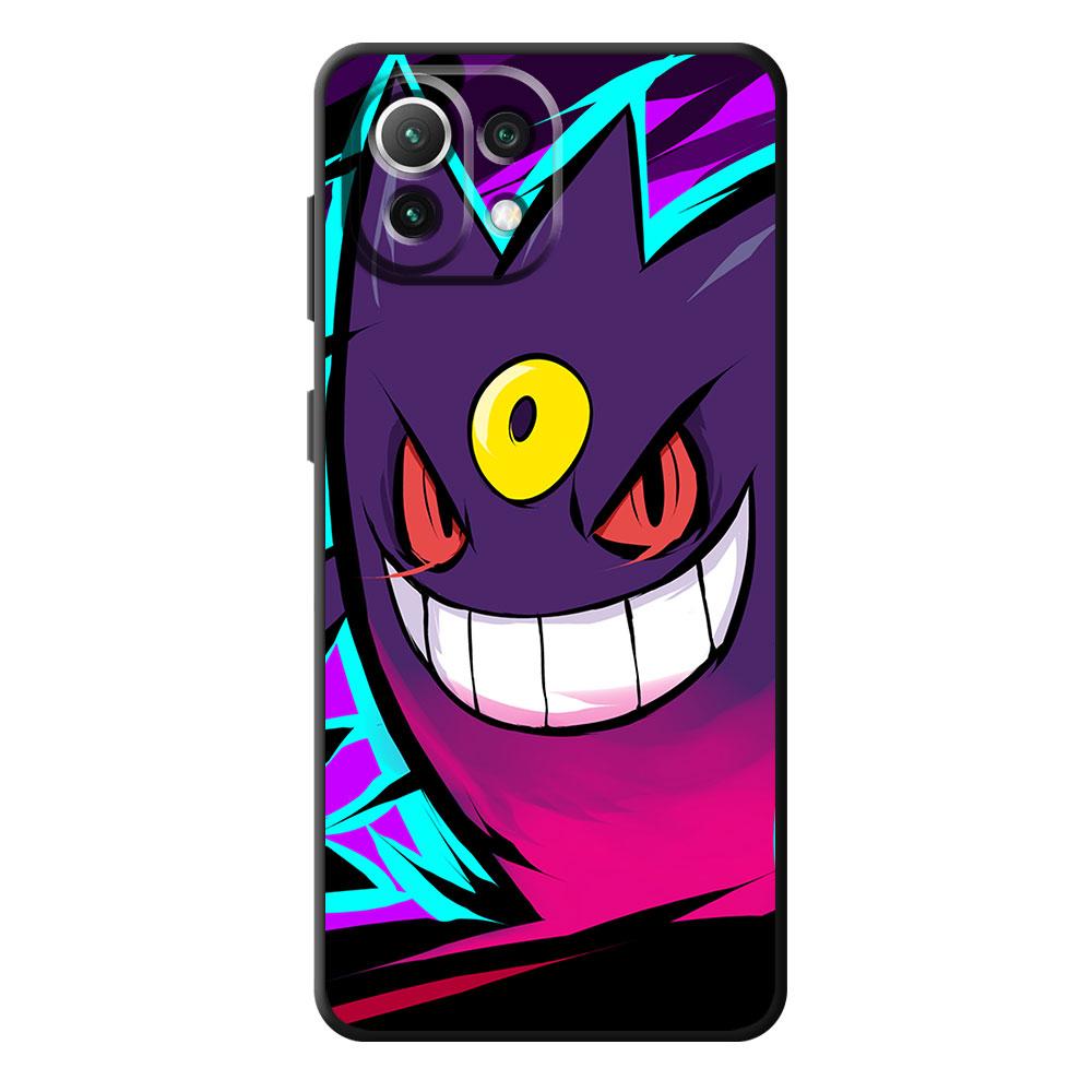 

Чехол Pokemon Gengar для Xiaomi Mi 11 Lite 12X 12 Pro 10T 11T 11i 10 12S 10S 11X 11XPro 10TPro TPU Soft Phone Coque Cover Xiaomi Mi 10S