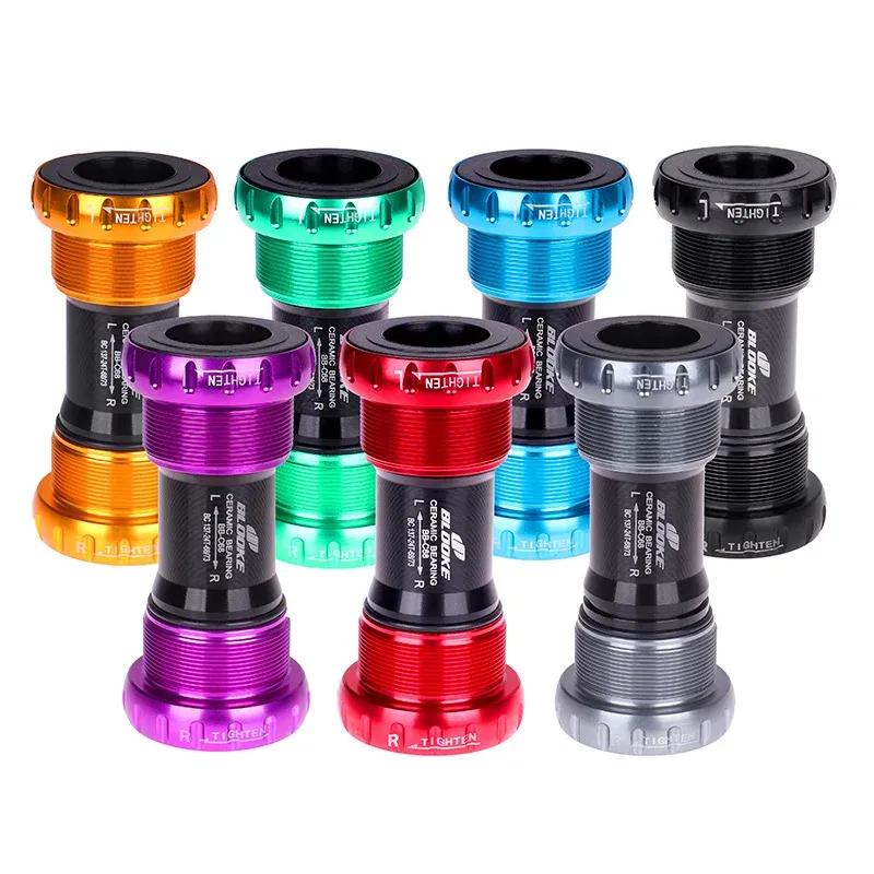 BLOOKE-Bicycle Bottom Bracket BBc68 Sealed Ceramics Bearing, Central Movement Axis Crankset, Hollowtech Crank Shaft