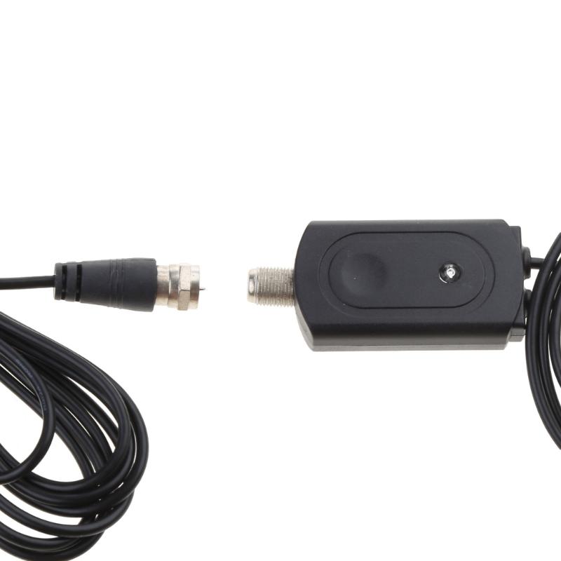 4K 1080P High Gain HD TV DTV Box Digital TV Antenna 120Miles Booster Active Indoor Aerial Flat Design TNT Antenna Replac