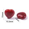 30 stuks 15x15,5 mm Hart Acryl Kralen Tweekleurig Recht Gat Losse Kralen Voor Sieraden Maken DIY Armband Oorbellen Telefoon Sleutelhanger
