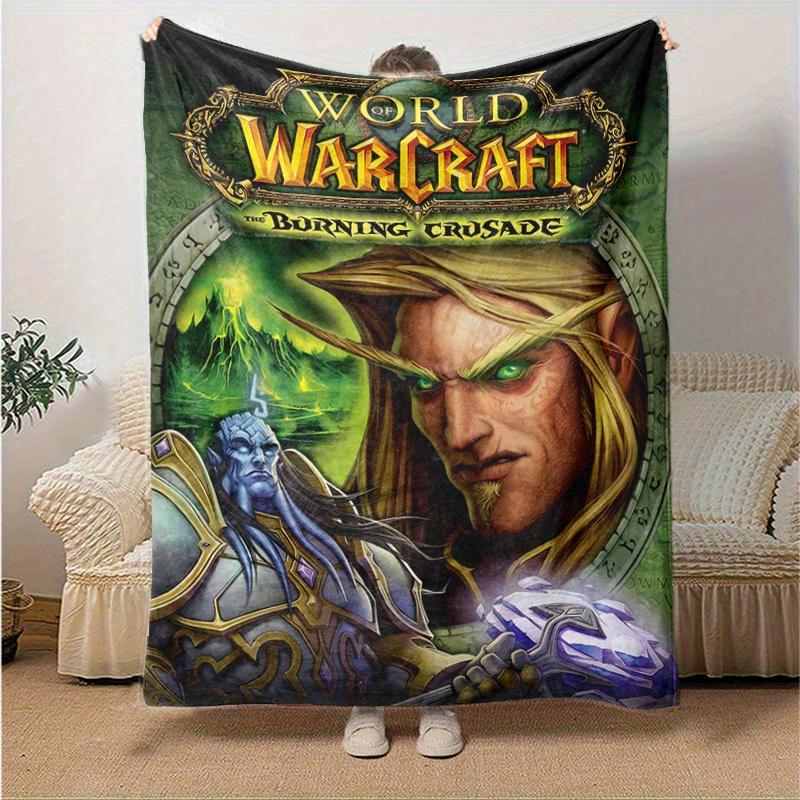 

1pc World of Warcraft: The Burning Crusade, Cozy Home Decor Blanket | Perfect Gift for Bedroom, Living Room, Travel, Camping, Car, Beach, Office Naps 130x150cm