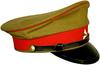 Old Japanese Army Type 45 Combat Hat Military Cap Imperial Army Early Cap Non-Commissioned Officer Uniform Cap Precision Replica Reproduction (60cm)