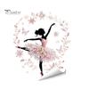 Living Room Glass Decor Christmas Ballet Girl Static Window Clings, Removable Xmas Decals, Winter Indoor Outdoor Art Ballerina Elf Stickers