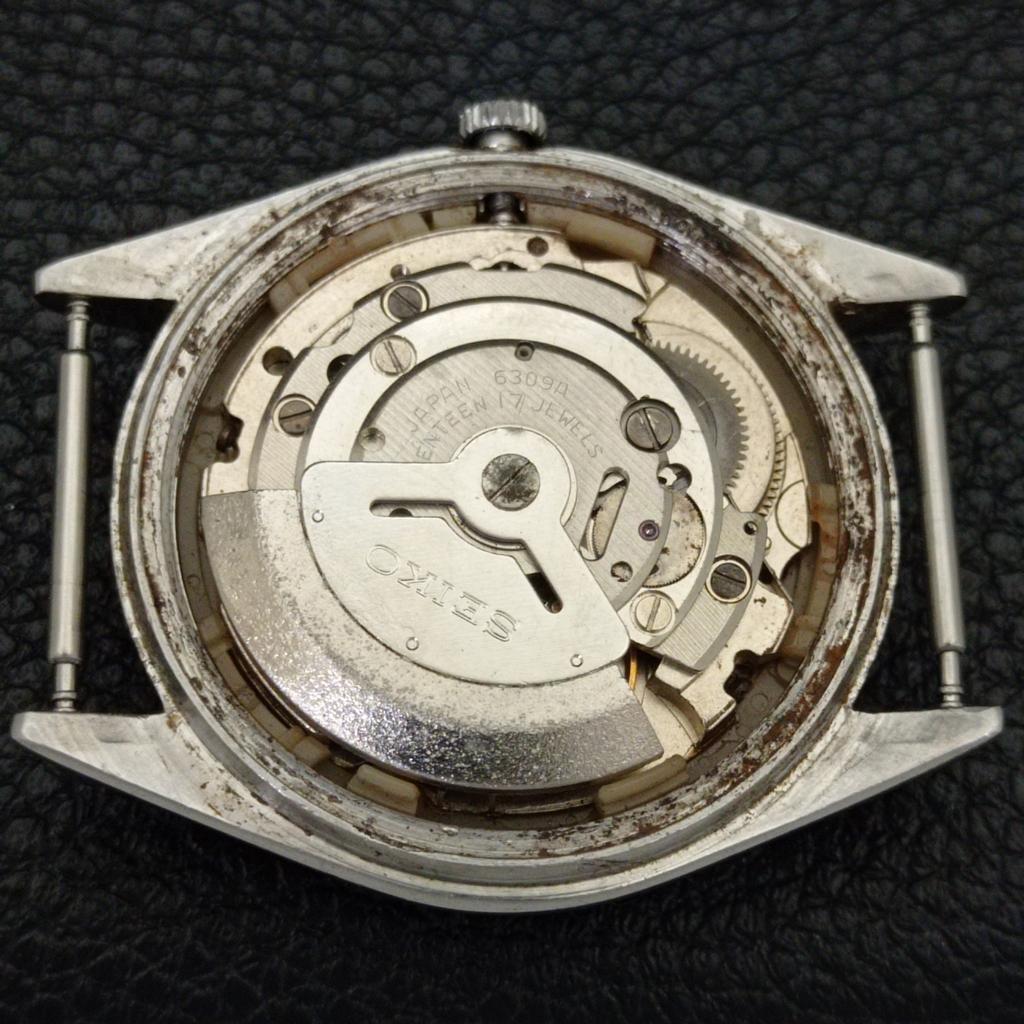 VINTAGE SEIKO 5 AUTOMATIC 6309A JAPAN MENS ARABIC BLUE DIAL WATCH a701550-5 R206b-a701550