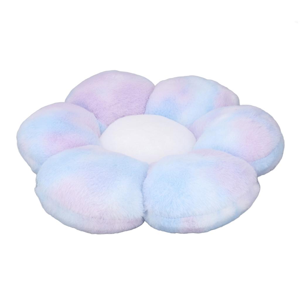 Flower Plush Chair Pillow 6 Petals Lovely Flower Plush Seating Chair Cushion for Bed Office