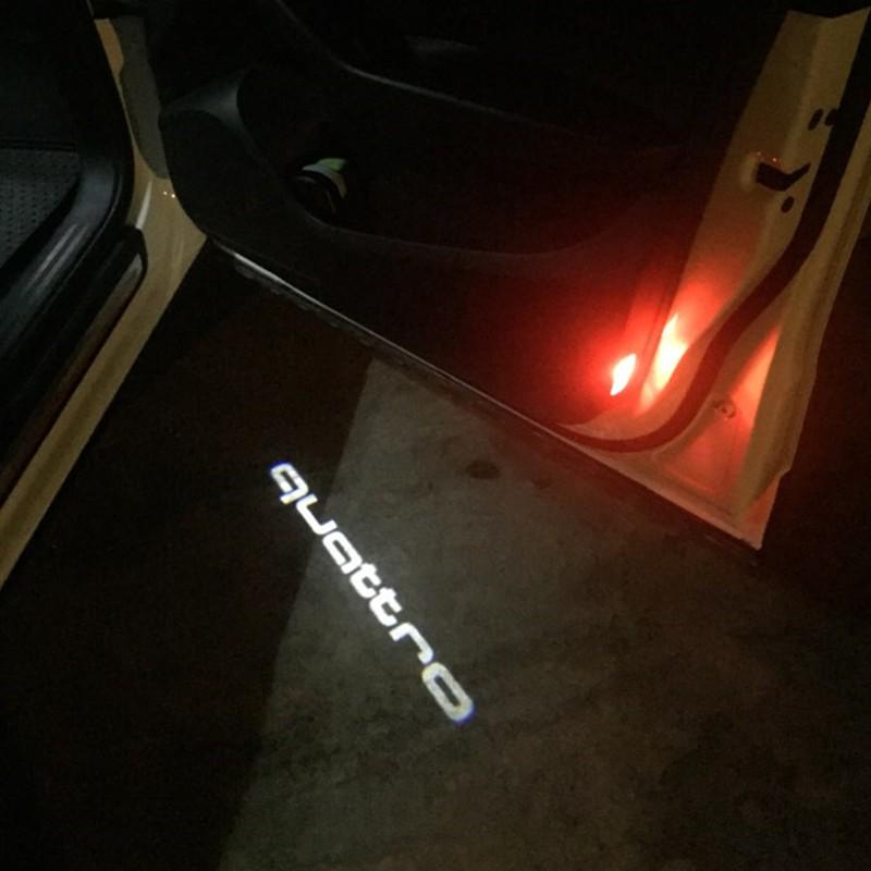 2x LED porte de voiture Logo lumière 3D porte de voiture courtoisie bienvenue lampe Logo Laser projecteur lampe