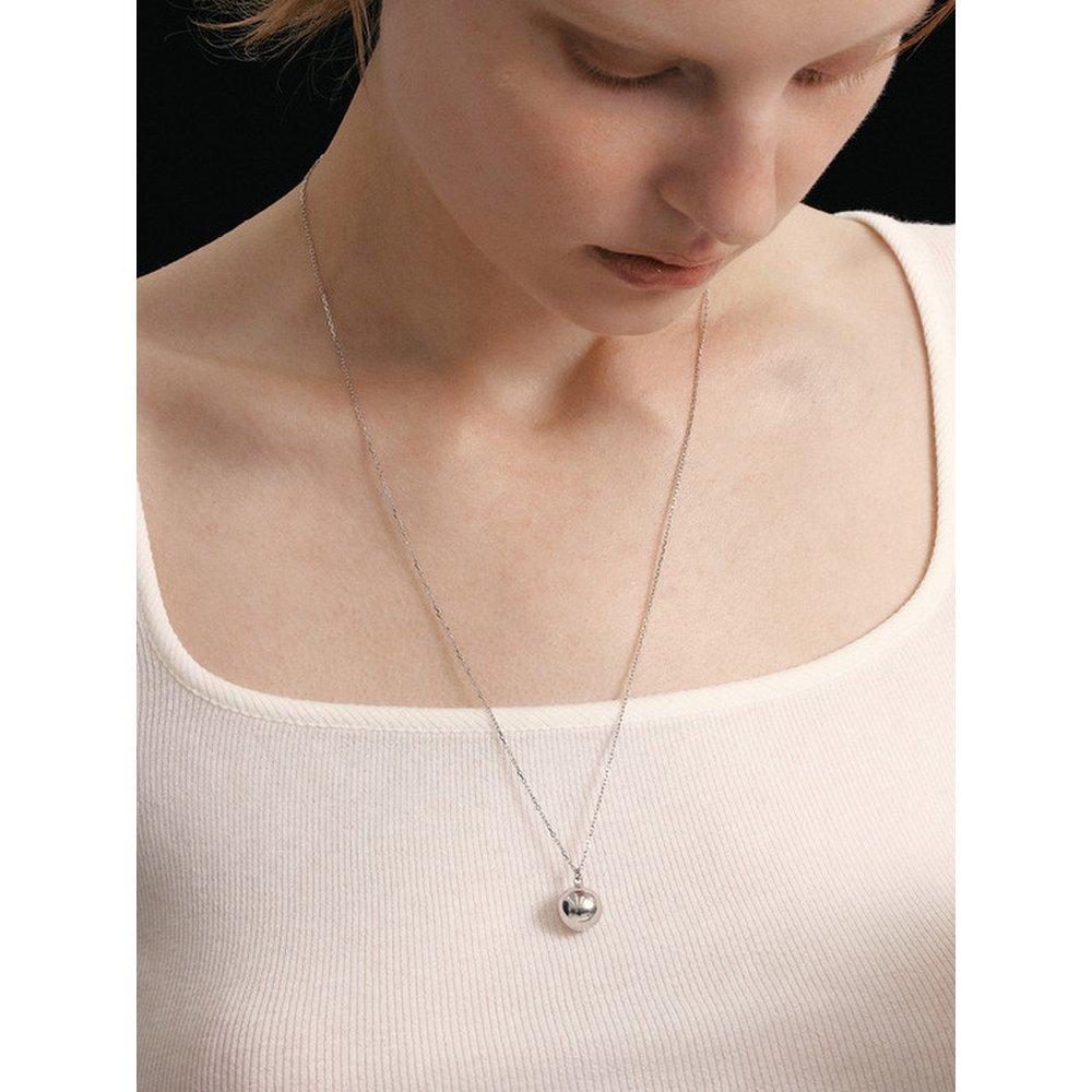 

Silver 925 Spear Ball Long Necklace Lsn68 Gold / SIZE: 60cm