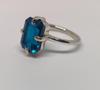 Blue Topaz Ring, Women Ring, Gemstone Ring, Statement Ring, 925 Solid Sterling Silver, Handmade Jewelry, Gift for Her