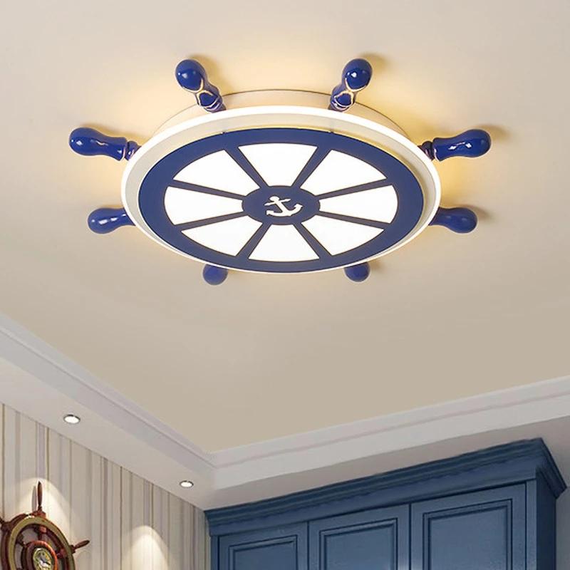 

Детская комната, светодиодный потолок, мальчик, мультфильм, пиратский корабль, штурвал, спальня, креативный детский сад, игровая площадка