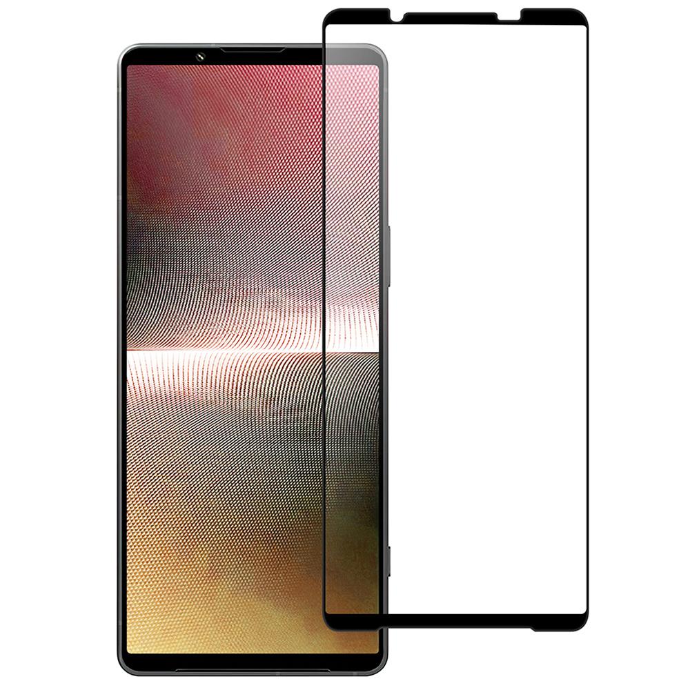 Für Sony Xperia 1 VI Displayschutzfolie Schwarzer Rand AGC Glas HD Klar Bildschirmschutzfolie