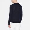 Armani Exchange Crew Neck Pullover Wool Sweater Long Sleeve Men Sweater Navy-Blue 8NZM3A-ZM8AZ-1510
