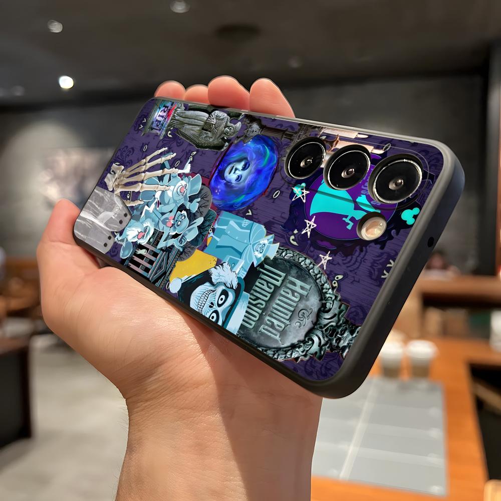 

Чехол для телефона H-Haunted Mansion для Samsung A56 A36 A26 A16 A15 A25 A35 A55 A14 A34 A24 A54 Черный Мягкий Samsung A36