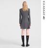 ELLASSAY Women's Wool Blend High-Waist Blazer Dress