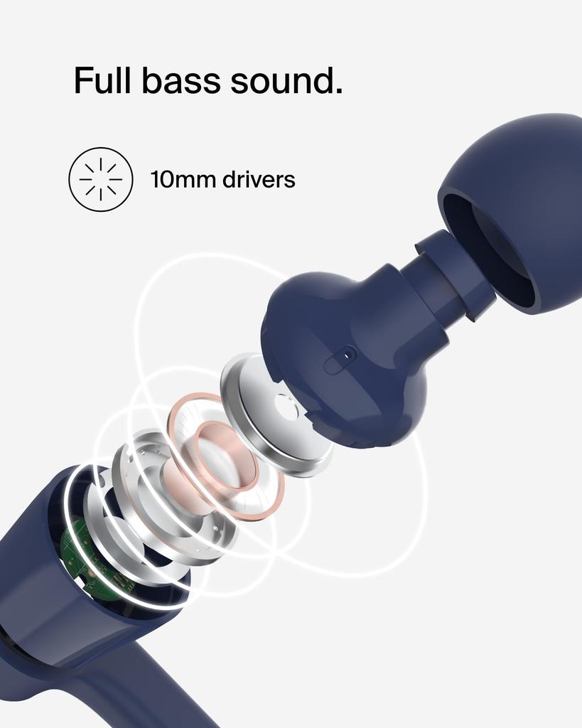 Belkin SoundForm Wired In-Ear Earphones with USB-C Connector and Mic - Headphones for iPhone 16, iPad Mini, Galaxy S24, Android, and More with USB-C