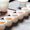 Mutton-Fat Jade White Porcelain Kung Fu Tea Set