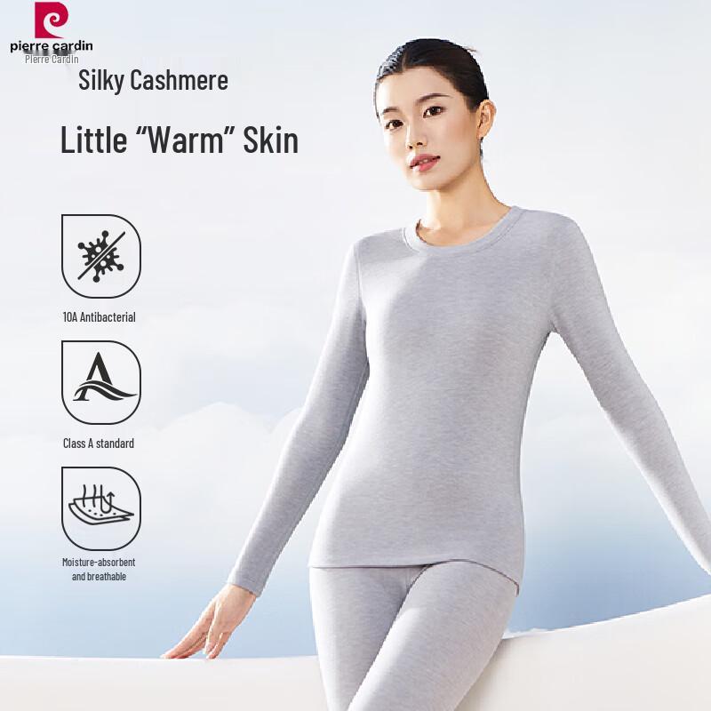 Pierre Cardin Women's Silk Cashmere German Velvet Thermal Underwear Collection