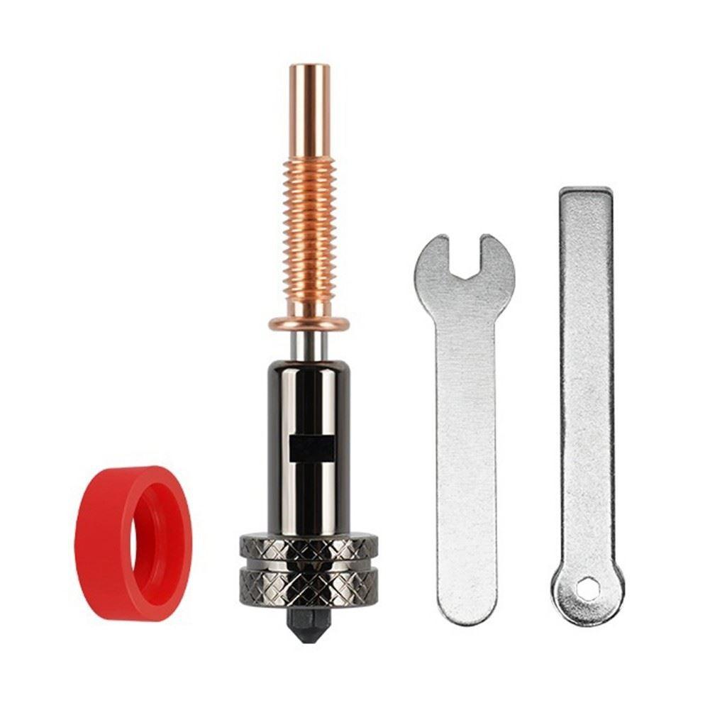 Für Hotend Extruder Hoher Durchfluss Gehärteter Stahl Düse 04mm Austauschbare