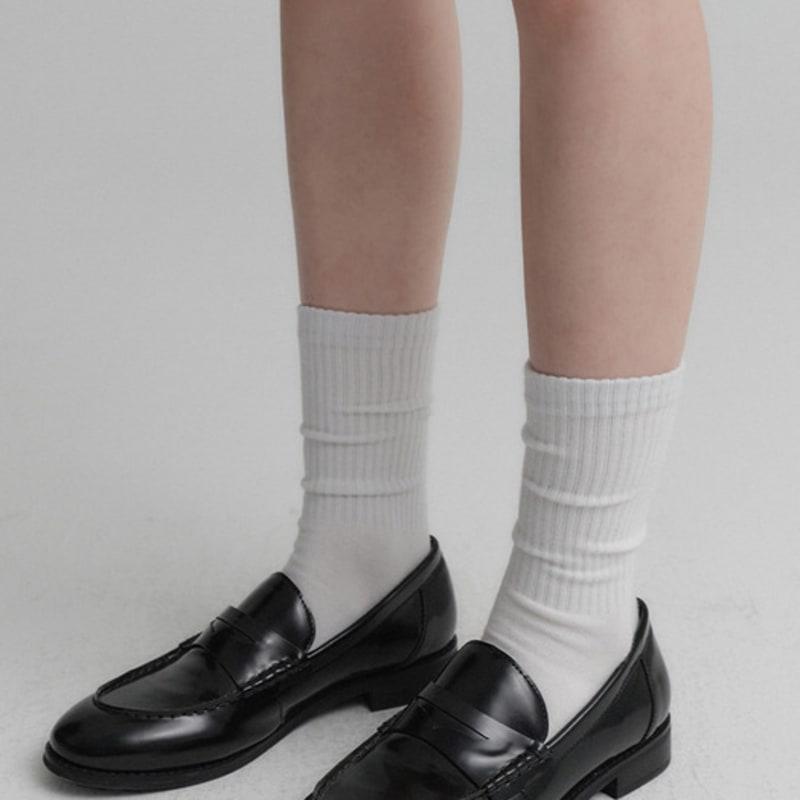 LOOKAST MIA CLASSIC RIBBED SOCKS / MIA CLASSIC RIBBED SOCKS_3colors