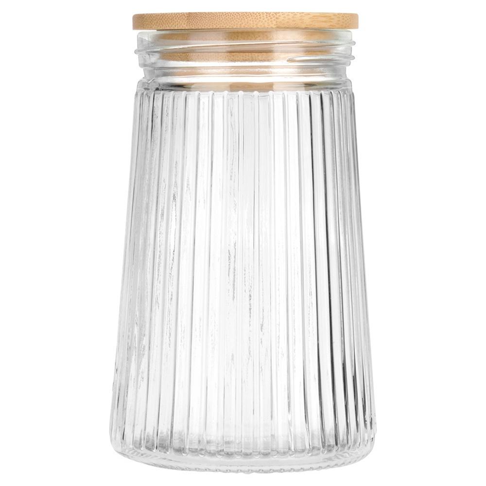Glass Containers for Loose Products with Lid and Seal 1 L 3 Pcs.
