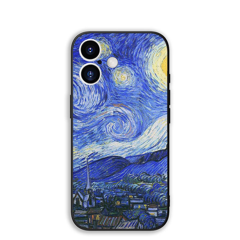 for Samsung Galaxy Note 20 Ultra 10 8 9 S10 Plus Lite S8 A70 A24 A25 S10E A21S A37 A57 A51 A7 Case Starry Night Van Gogh Sky Art
