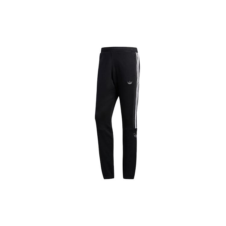 adidas Originals Outline Trefoil Joggers Black Men s ED4692 S