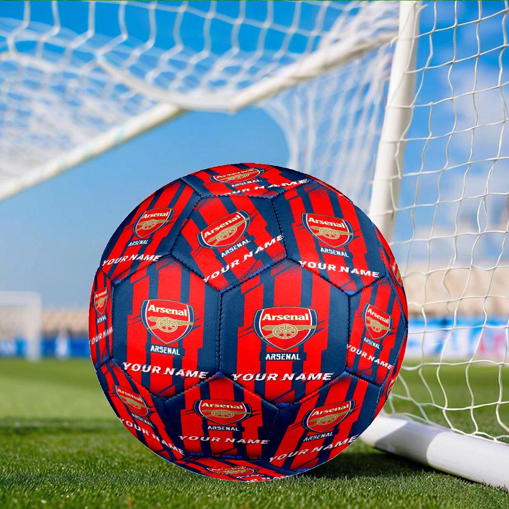 Arsenal Football Club Crest Size 5 Soccer Balls, Anti-Slip, Protective Football, Outdoor Sport, Practice Games, Birthdays Gift Suitable for fan