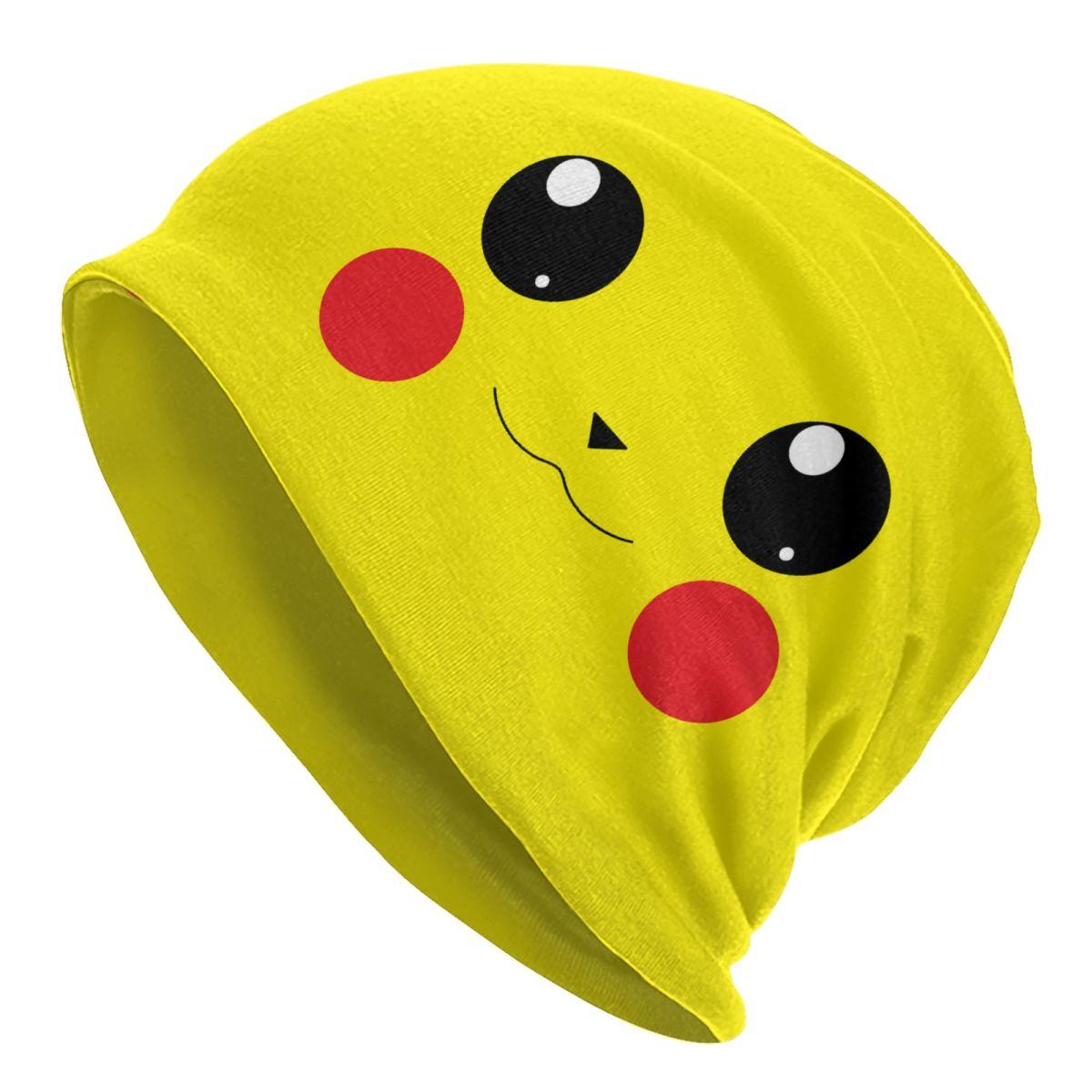 

Pikachu Pokemoned Slouchy Beanie Cap Unisex Women Winter Wear Skullies Caps Bonnet Knitted Hat One Size