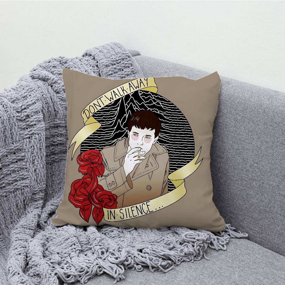 J-Joy D-Division Pillow Case Print Polyester Fiber 40X40 Cm Home Sofa Throw Cushion Cover Decoration