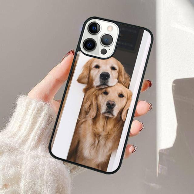 Etui na telefon z Golden Retrieverem Przyjaciel Dla iPhone 17 Air 13 12 14 15 16 Pokrowiec Dla Apple Pro Max Plus Coque