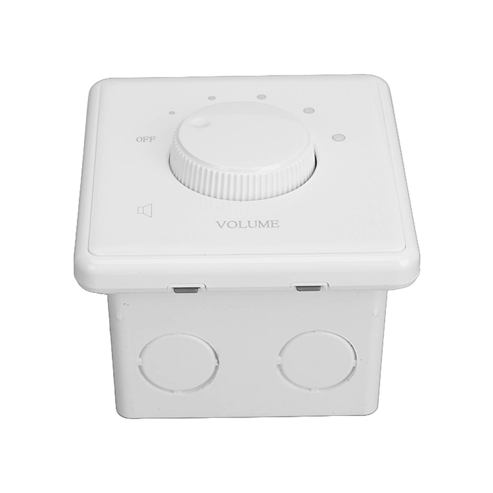 

Volume Control Knob 30W 4 Position Wall Mount Volume Control Rotary Knob Volume Controller for белый